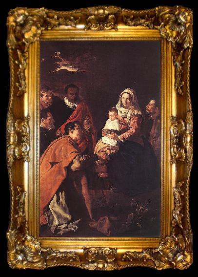 framed  VELAZQUEZ, Diego Rodriguez de Silva y The Adoration of the Magi et, ta009-2
